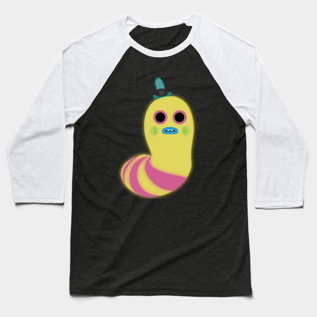 Glow Worm Baseball T-Shirt by fashionsforfans